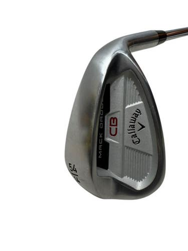 Used Callaway MACK DADDY CB Golf Wedge Mens RH Silver 54 Degree 11835-S000199613