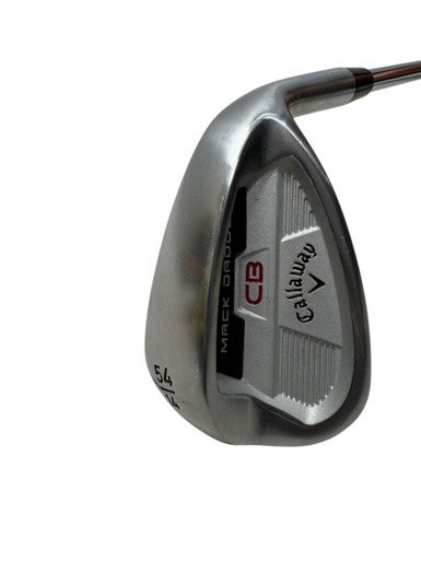 Used Callaway MACK DADDY CB Golf Wedge Mens RH Silver 54 Degree 11835-S000199613