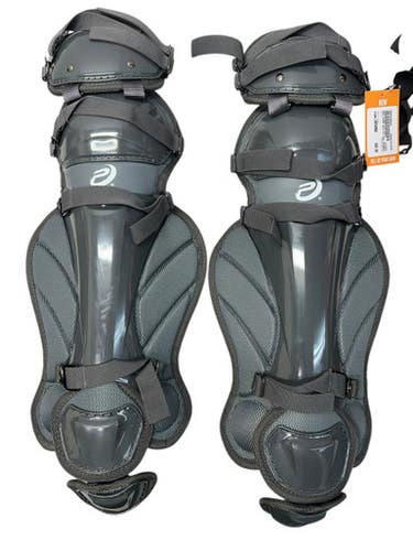 Used Pro 9 WLG-13 Catchers Leg Guards Grey Intermed 11835-S000199633