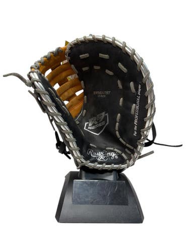 Used Rawlings R9FMU-17BT BB/SB First Base RH Throw Black And Tan 12" 11835-S000199788