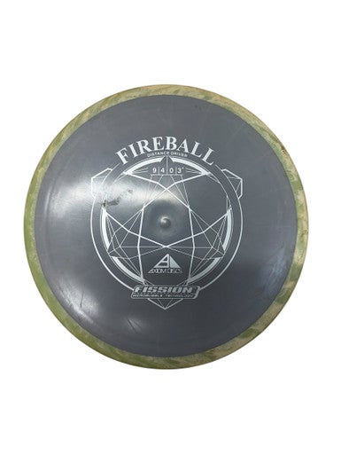 Used Axiom FISSION FIREBALL Disc Golf Driver Grey 173g 11835-S000199422