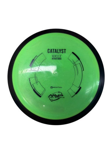 Used MVP NEUTRON CATALYST Disc Golf Driver Neon Green 166g 11835-S000199440