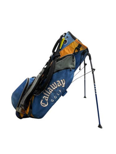 Used Callaway 1 OR Z Mens Stand Bag Royal Blue And Orange 11835-S000199473