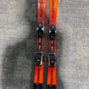 Blizzard Firebird JR 110 cm Racing Skis With Marker 4.5 GW Bindings (Used)