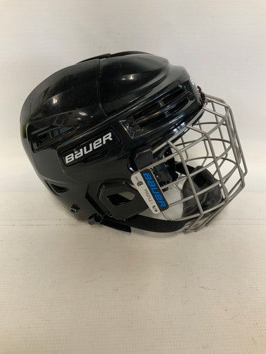 Used Bauer IMS 5.0 Helmet Cage Combo Black SM 11823-S000035239