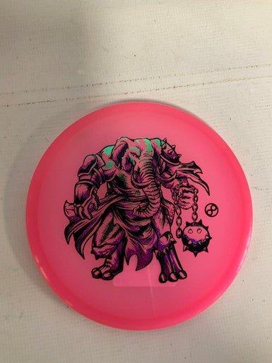 Used Discraft RAPTOR JAWBREAKER Disc Golf Driver Pink 173g 11823-S000035207