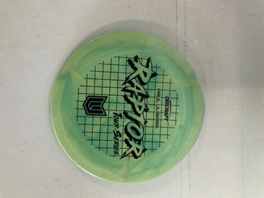 Used Discraft RAPTOR TOUR SERIES PU Disc Golf Driver Green 11823-S000035204