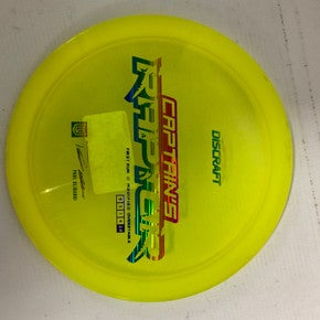 Used Discraft CAPTAINS RAPTOR P ULIBARRI Disc Golf Driver Yellow 11823-S000035199