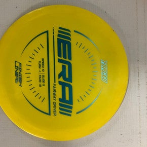 Used Finish Line FORGED ERA Disc Golf Driver Yellow 11823-S000035197