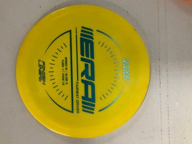 Used Finish Line FORGED ERA Disc Golf Driver Yellow 11823-S000035197