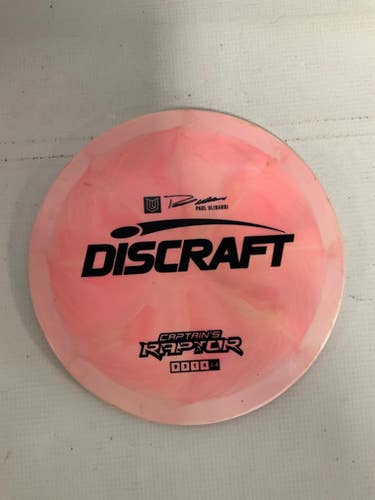 Used Discraft CAPTAINS RAPTOR P ULIBARRI Disc Golf Driver Pink 11823-S000035200
