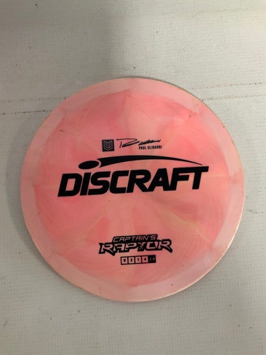 Used Discraft CAPTAINS RAPTOR P ULIBARRI Disc Golf Driver Pink 11823-S000035200