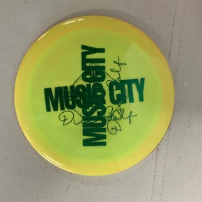 Used Innova DESTROYER MUSIC CITY Disc Golf Driver Yellow 173g 11823-S000035196