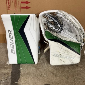 USED Bauer Vapor 580 Glove Set - Wedgewood
