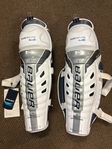 Senior Bauer Nexus 600 16" Shin Pads (New)
