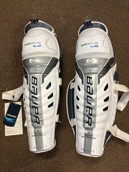 Senior Bauer Nexus 600 16" Shin Pads (New)