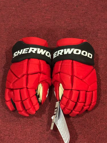 New Jersey Devils Sher-Wood Rekker Morph 1 Pro Gloves 14" (New) Item#NJO
