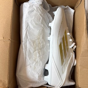 White Men's Size M 11.5 (W 12.5) Adidas F50 adizero Cleats (New)