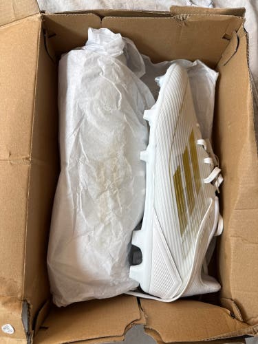 White Men's Size M 11.5 (W 12.5) Adidas F50 adizero Cleats (New)