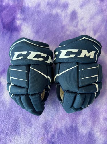 Blue Junior CCM JetSpeed FT350 Gloves 11" (Used)