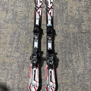 K2 Strike 124 cm Skis With Marker M2 10 Quikclik GW Bindings (Used)