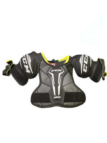 Used CCM TACKS 9550 Junior Shoulder Pads MD 11613-S000170294