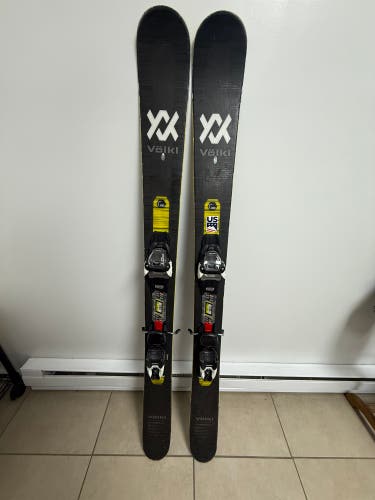 Volkl Confession 143 cm Powder Skis With Bindings Max Din 10 (Used)