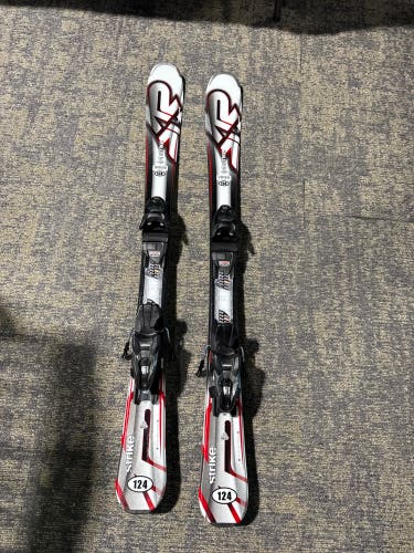 K2 Strike 124 cm Skis With Marker M2 10 Quikclik GW Bindings (Used)