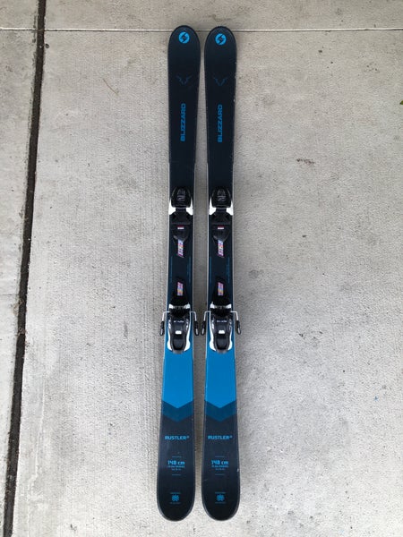 2023 Kid's 148cm Blizzard Rustler Jr Skis | Marker 7.0 Bindings (Used)