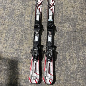 K2 Strike 124 cm Skis With Marker M2 10 Quikclik GW Bindings (Used)
