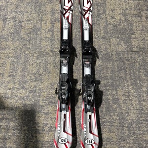 K2 Strike 124 cm Skis With Marker M2 10 Quikclik GW Bindings (Used)