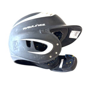 Used Rawlings 6 3/8 -7 1/8 Batting Helmet No Mask Black One Size 11860-S000299829