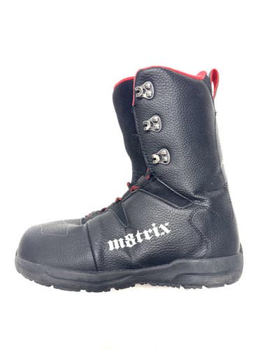 Used M8TRIX Mens Snowboard Boots Black Senior 9 11860-S000299811
