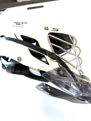Used Cascade S Lacrosse Helmet White One Size 11860-S000299782