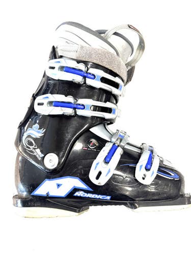 Used Nordica EM6 OLYMPIA Womens DH Ski Boot Black 255 MP - M07.5 - W08.5 11860-S000299736