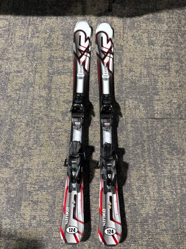 K2 Strike 124 cm Skis With Marker M2 10 Quikclik GW Bindings (Used)