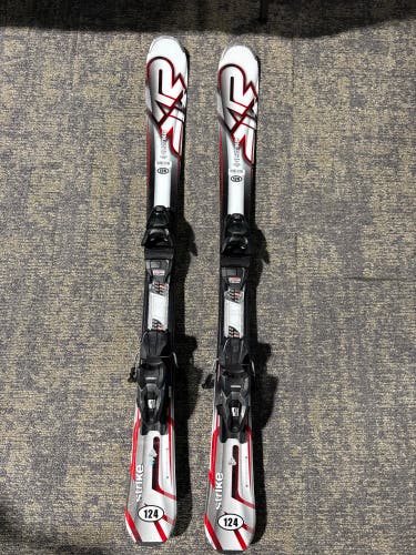 K2 Strike 124 cm Skis With Marker M2 10 Quikclik GW Bindings (Used)