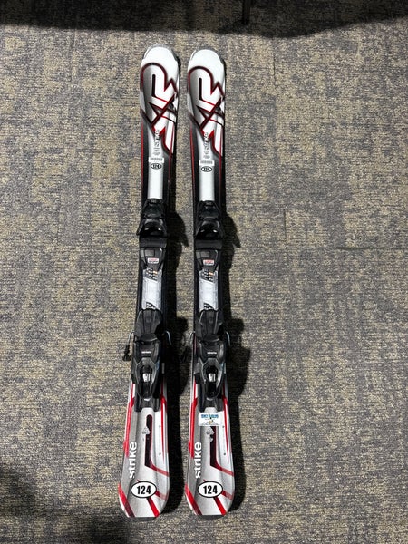 K2 Strike 124 cm Skis With Marker M2 10 Quikclik GW Bindings (Used)