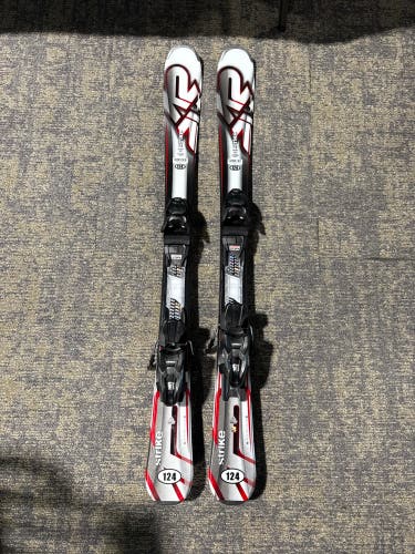 K2 Strike 124 cm Skis With Marker M2 10 Quikclik GW Bindings (Used)
