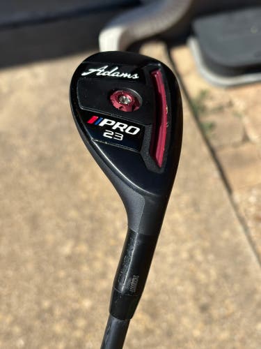 Adams Pro 4H Hybrid 23* Aldila Reg Flex  Graphite, new grip