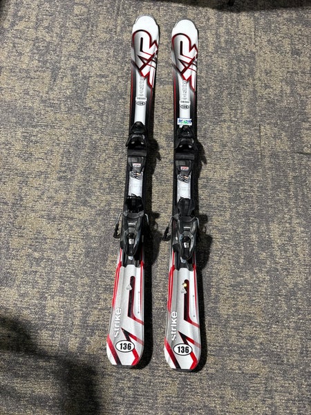 K2 Strike 136 cm Skis With Marker M2 10 Quikclik GW Bindings (Used)