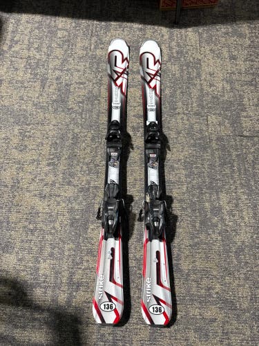 K2 Strike 136 cm Skis With Marker M2 10 Quikclik GW Bindings (Used)