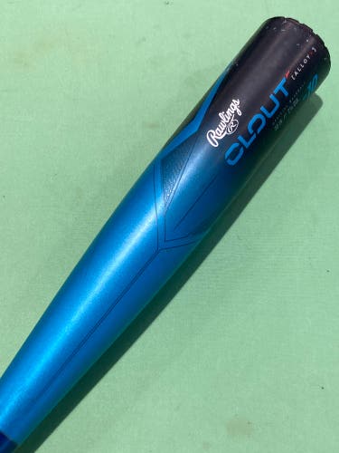 2023 Rawlings Clout Alloy Bat USSSA Certified (-10) Alloy 20 oz 30" (Used)