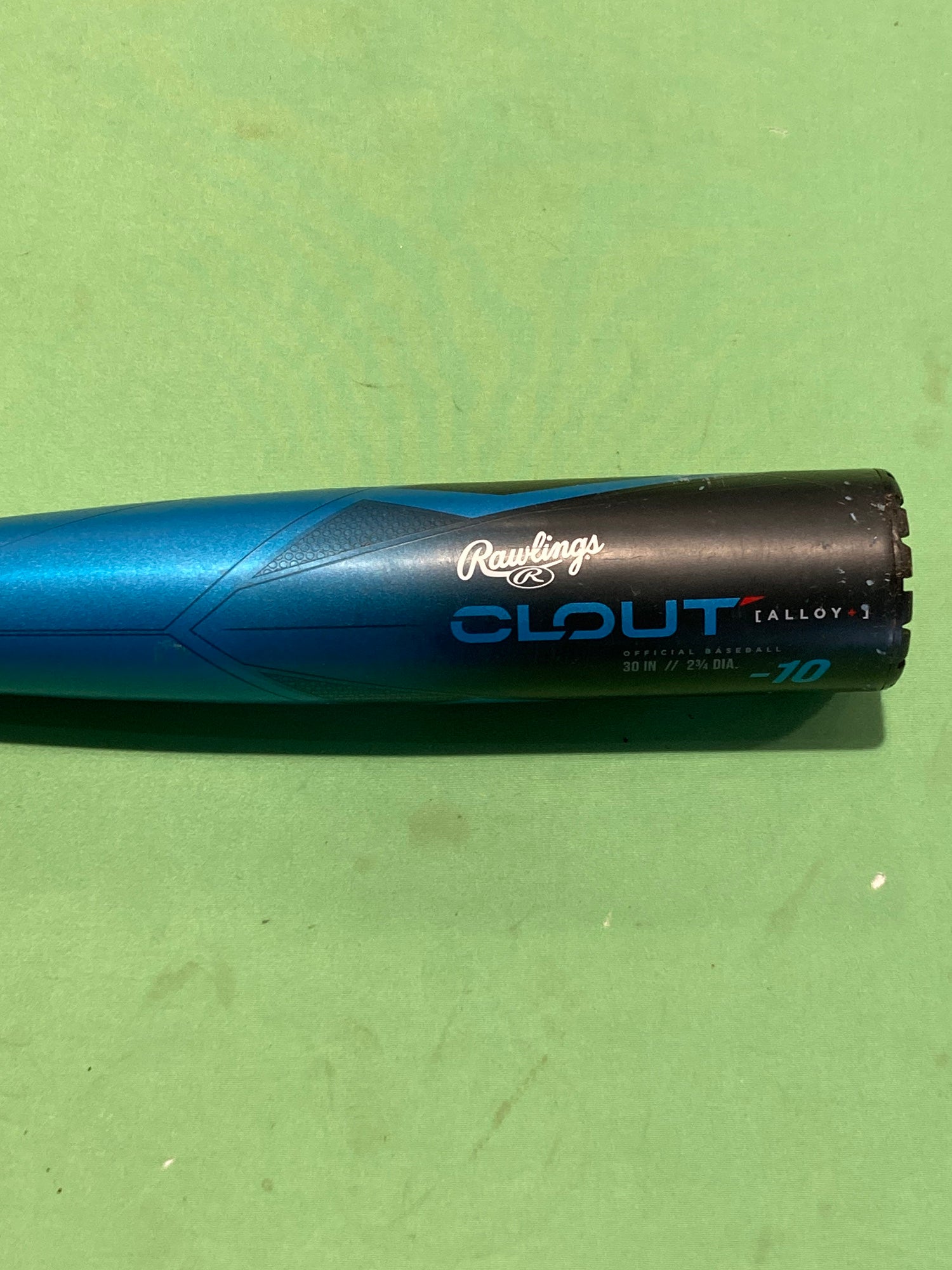 Batte Baseball Rawlings Clout Alloy 2023 – 30", -10, 20 Oz – Alliage, Bleue