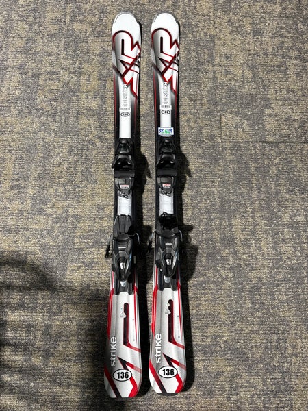 K2 Strike 136 cm Skis With Marker M2 10 Quikclik GW Bindings (Used)