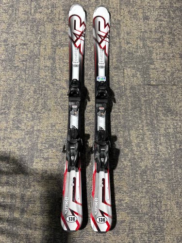 K2 Strike 136 cm Skis With Marker M2 10 Quikclik GW Bindings (Used)