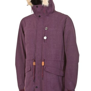 L1 Ryder Parka Snowboard Jacket, Men's Size Large. Opium Vintage Burgundy New
