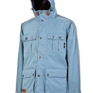 L1 Sutton Insulated Snowboard Jacket Mens Size Large Faded Blue