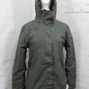 Ride Madison Insulated Snowboard Jacket, Women's Medium, Tank Green New
