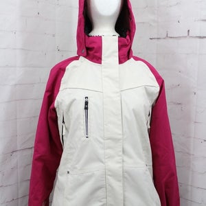 Ride Fremont Insulated Snowboard Jacket, Women's Medium, Creme / Red New